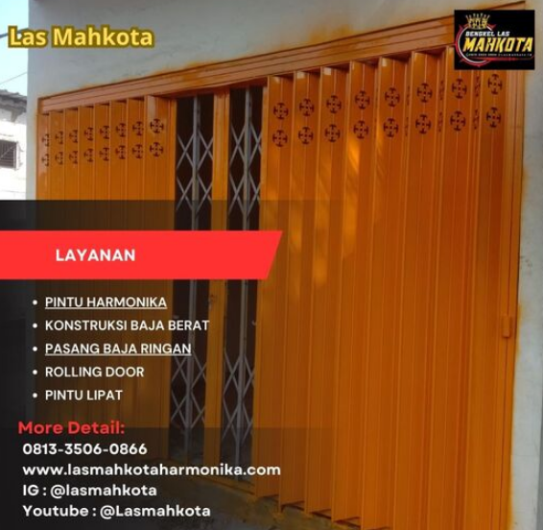 Keunggulan Pintu Harmonika Las Mahkota Harmonika